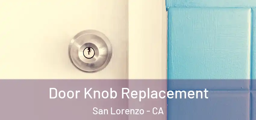  Door Knob Replacement San Lorenzo - CA