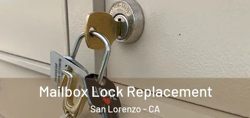  Mailbox Lock Replacement San Lorenzo - CA